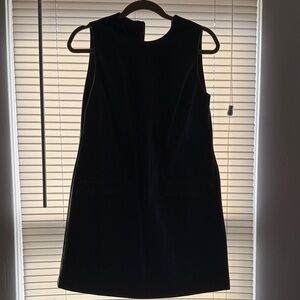 GAP Black Sleeveless Mini Shift Dress - Plether